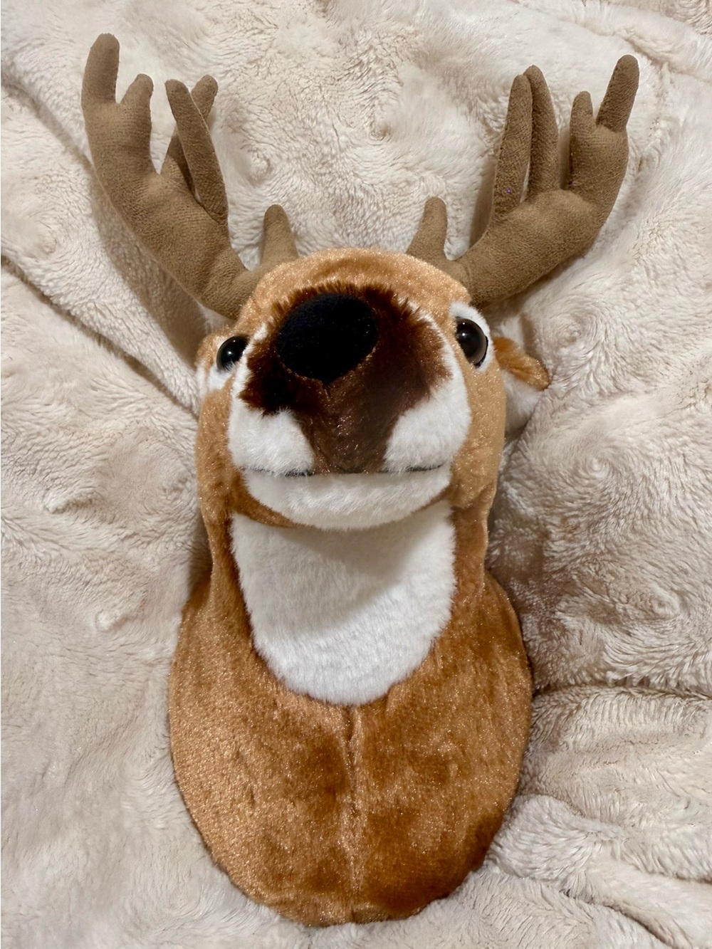 Adore 13" Boone The Whitetail Deer Plush Stuffed Animal Walltoy Wall Mount